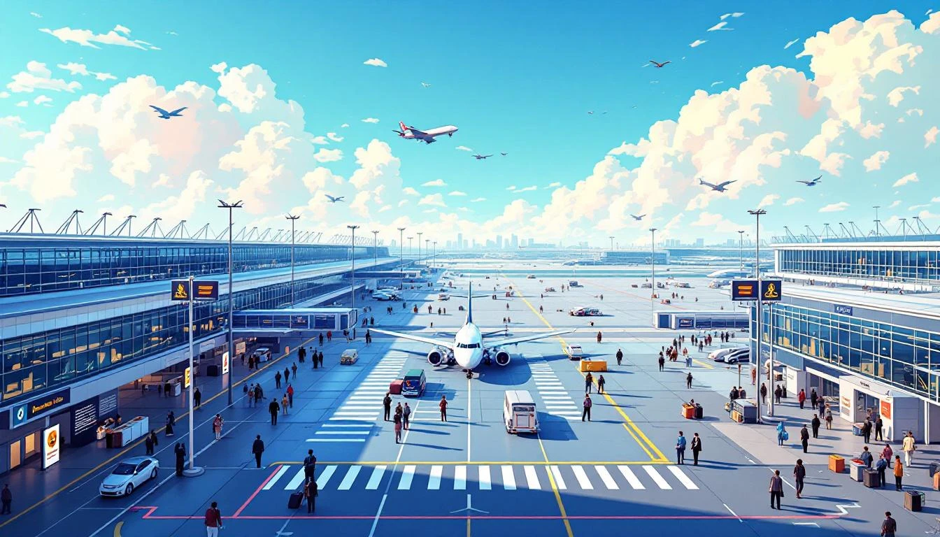 Plus grand aeroport du monde et droit international aérien