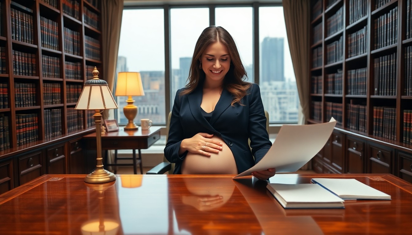 Comment une avocate enceinte peut gérer son emploi